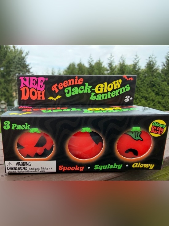 Other - Needoh Teenie Jack-Glow Lanterns Kids Toy - Pumpkin Set